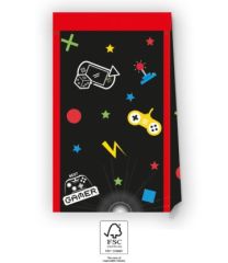 Gaming Party Paper Party Bags 4ct