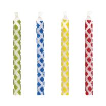 Diamond Dot Magic Birthday Candles Asst. Colours 10CT. - Pack of 12