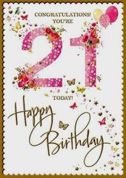 Age 21 - Female - Pack Of 12