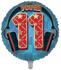 Age 11 Birthday Boy 18" Foil Balloon