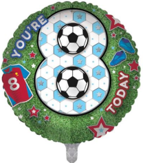 Age 8 Birthday Boy 18" Foil Balloon