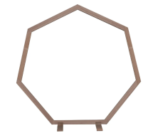 Heptagon KD Wooden Arch Natural - 223cm