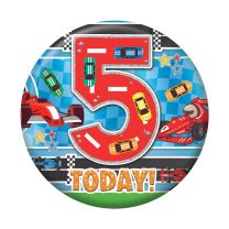 Age 5 Male Small Badges 6ct (5.5cm)