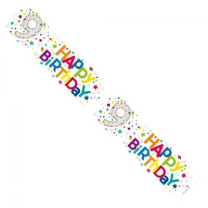 Unisex 9th Birthday Banner (Pack of 6)