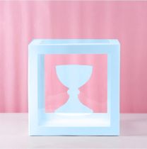 Chalice Transparent Baby Blue Balloon Box 30x30x30cm