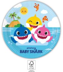 Baby Shark 23cm Plates 8ct