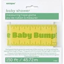 BABY SHOWER MEASURING TAPE GAME 