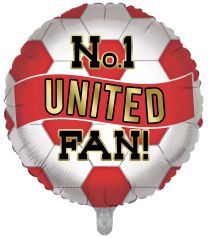 Manchester United No. 1 Soccer Fan 18" Foil Balloon