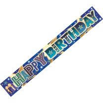 Happy Birthday Male Banner (Pack of 6)