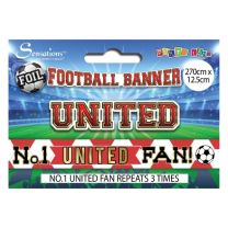 Manchester United Soccer Banner (Pack of 6)
