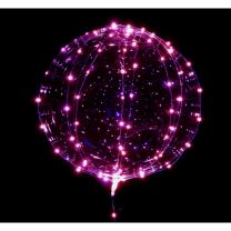 Bubble Balloon LED Lights Pink