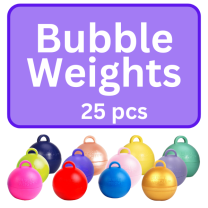 Bubble - Plastic Weight - 25 pcs. Bag