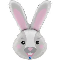 Bunny Head 37" Foil Balloon
