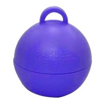 Deep Purple Bubble - Plastic Weight - 25 pcs. Bag