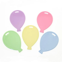 Pastel Mix Balloon - Plastic Weight - 50 pcs. Bag