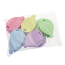 Pastel Mix Balloon - Plastic Weight - 50 pcs. Bag