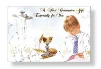 Communion Card - Boy - Money Wallet - Pack of 6