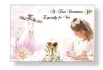 Communion Card - Girl - Money Wallet - Pack of 6