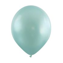 Aquamarine Fashion Metallic Cattex 12" Latex Balloons 100ct