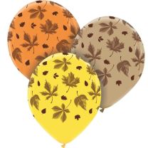 Autumn Leaves 12" Latex Balloons 25Ct