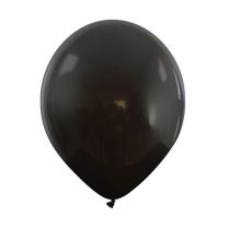 Obsidian Black Fashion Cattex 12" Latex Balloons 100ct