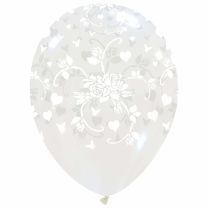 Superior 12" Heart & Roses Latex Balloons 25ct