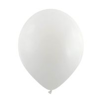White Fashion Cattex 12" Latex Balloons 100ct