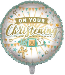 On Your Christening Day 18" Foil Balloon