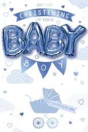 Christening Day - Baby Boy - Pack Of 12
