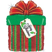 Christmas Present 30" Foil Balloon