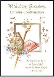 Confirmation Grandson Pack 0f 12