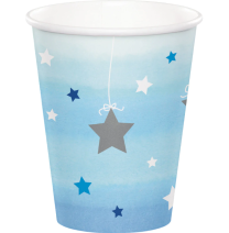 One Little Star Boy 1st Birthday Paper Cups 8ct