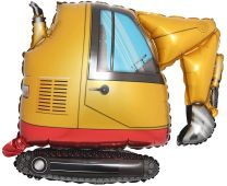 Excavator 29" Supershape Foil Balloon UNPACKAGED