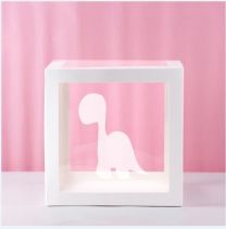 Dinosaur Transparent Balloon Box 30x30x30cm