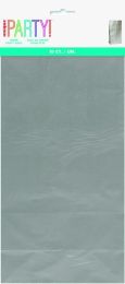 Paper Party Bags Silver 10ct