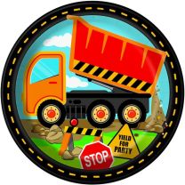 Construction Party 9" Plates 8CT.