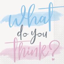 Gender Reveal Party Napkins 16ct