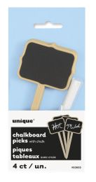 Chalkboard Picks with Chalk 4ct