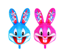 Easter Bunny 24" Foil Balloons (Pack of 12) Air-fill only UNPACKAGED