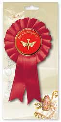 Confirmation Rosette - Dove Motif - Pack of 6