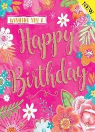 Happy Birthday - Open Girl - Pack Of 12