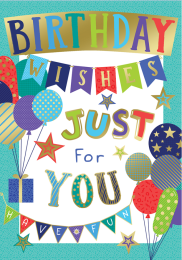 Happy Birthday - Open Boy - Pack Of 12