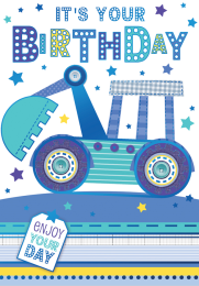 Happy Birthday - Open Boy - Pack Of 12