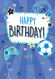 Happy Birthday - Open Male - Pack Of 12