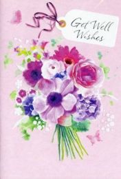 Get Well Wishes - Hope Your Feeling Brighter - Pack Of 12