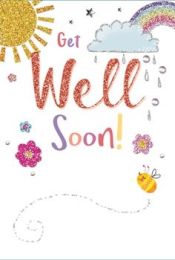 Get Well Soon - Sorry Your Feeling Under The Weather - Pack Of 12