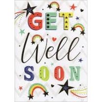 Get Well Soon - Get Well Wishes - Pack Of 12