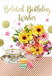 Belated Birthday Wishes - Female - Pack Of 12