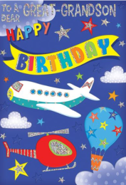 Happy Birthday - Great - Grandson - Pack Of 12