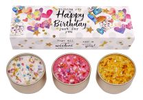  Three Lites: Just Because Candles - Happy Birthday